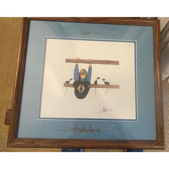 P Buckley M oss Signed and Numbered Print. "Richard", 9"x11", 118/1000 - Picture 1 of 8